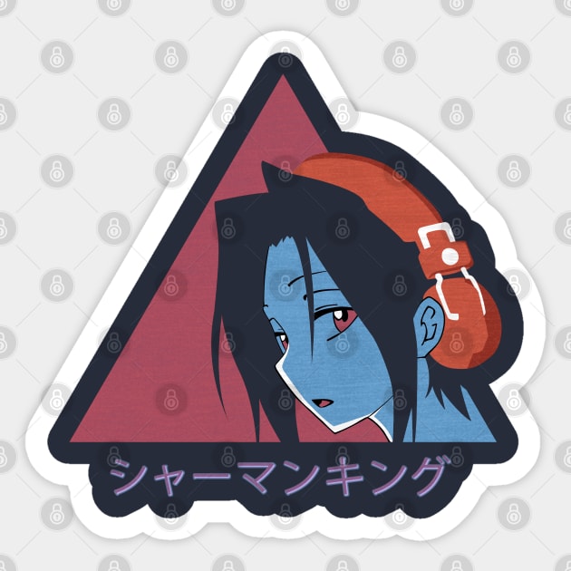 Yoh Asakura t-shirt Sticker by SirTeealot